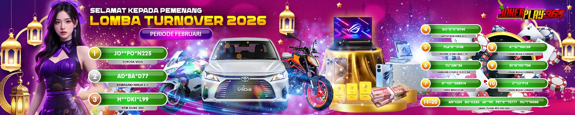 EVENT LOMBA TURNOVER